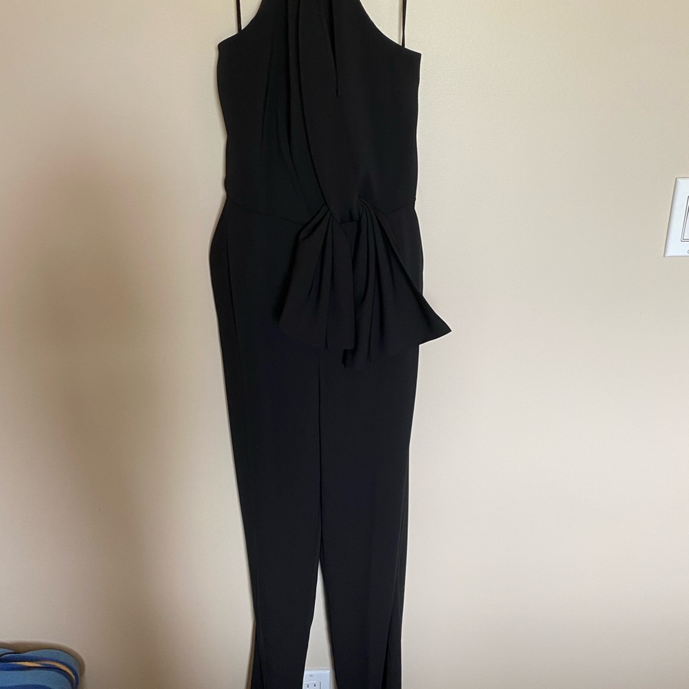 Black halter jumpsuit
